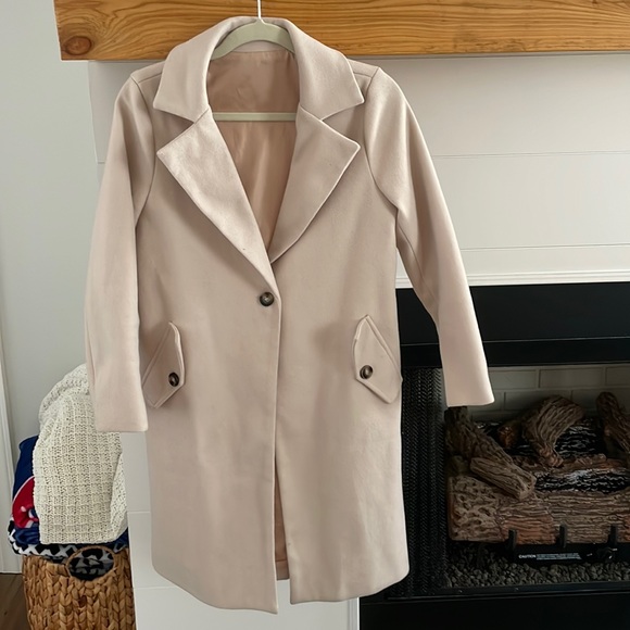 Nude Long Jacket - Picture 1 of 3